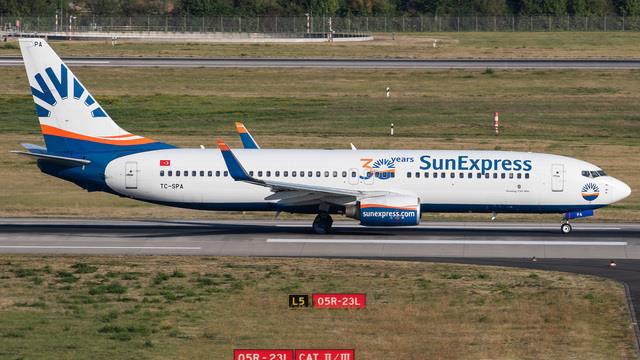 TC-SPA:Boeing 737-800:SunExpress